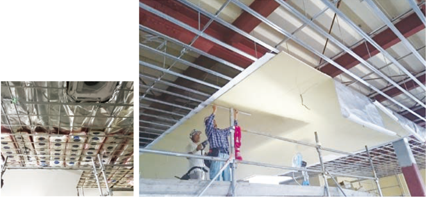 天井裏・壁・屋根への施工